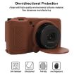 Ricoh GR III Coffee Silicone Protective Case - 3