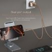TOTUDESIGN HC-9 30W USB-A to Type-C GaN Fast Charger, UK Plug, Gold - 3