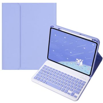 Infinix Xpad 11" Light Purple Keyboard Case With Square Keys - 1