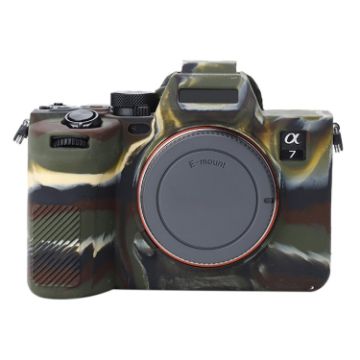 Sony A7 IV Soft Silicone Camouflage Protective Case - 1