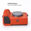 Sony A7 IV Soft Silicone Protective Case - Orange - 5