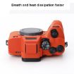 Sony A7 IV Soft Silicone Protective Case - Orange - 6