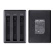 Fast Charger for Insta360 One X2 - Tri-Slot Batteries (Black) - 3