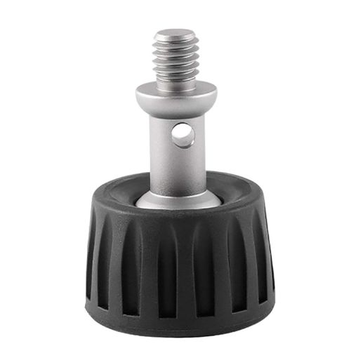 BEXIN GSF37-S Tripod 3/8" Steel Spikes & Plastic Foot Pad - 1