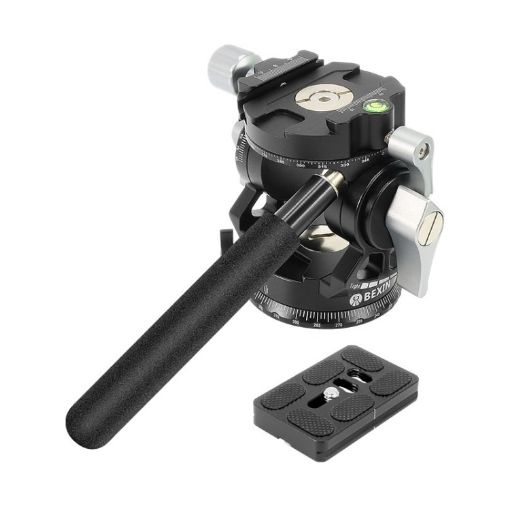 BEXIN DT-02R/S 2D 720 Panorama Tripod Fluid Drag Head with QR Plate - 1