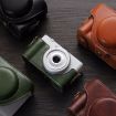 Sony ZV-1F Leather Camera Case Bag with Strap (Coffee) - 5