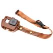 GoPro HERO7 Black/6/5 Leather Case with Strap & Buttons (Coffee) - 1