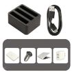 Insta360 X4 Fast Charger for Tri-Slot Batteries (Black) - 4