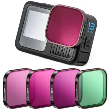 GoPro HERO13 Black STARTRC Quick Release ND8 ND16 ND32 CPL Filters - 1