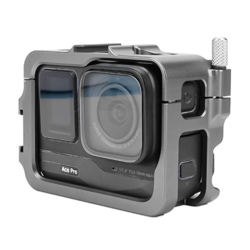 Insta360 Ace Pro/Ace Aluminum Alloy Metal Rabbit Cage (Grey) - 1