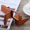 Brown PU Leather Camera Half Case Base for FUJIFILM X-H1, 1/4" Thread - 6