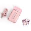 Pink Full Body Leather Case with Strap for FUJIFILM Instax mini Link 3 - 6