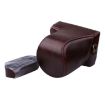 Canon EOS M200 Leather Case Bag with Strap (15-55mm, Coffee) - 1
