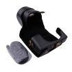Canon EOS M200 Leather Case Bag with Strap (15-55mm, Coffee) - 5