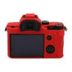 Red Soft Silicone Protective Case for Sony A7 III/A7R III/ILCE-7M3 - 2