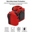Red Soft Silicone Protective Case for Sony A7 III/A7R III/ILCE-7M3 - 3