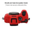 Red Soft Silicone Protective Case for Sony A7 III/A7R III/ILCE-7M3 - 5