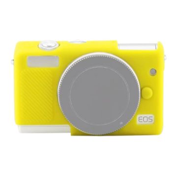 Yellow Soft Silicone Protective Case for Canon EOS M200 - 1