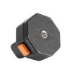 STARTRC VCR Snap-Mag Magnetic Quick Release Base for GoPro - Black - 4