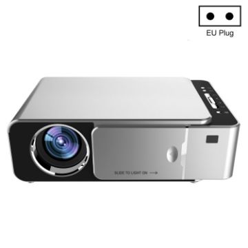 T6 3500ANSI Lumens 1080P LCD Projector, Standard EU Plug (Silver) - 1