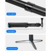 RUIGPRO Black One-piece Tripod Selfie Stick for Action Cameras - 3