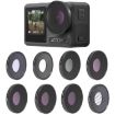 JSR 8-in-1 Lens Filter Set: CPL, ND8-ND64, Star, Night for DJI Osmo 3 - 1