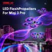 DJI Mini 4 Pro/3 Pro LED Propellers: Low Noise, Transparent (2 Pairs) - 3