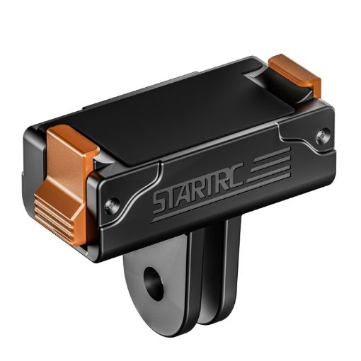 DJI Osmo Action 5 Pro/4/3 STARTRC Magnetic Adapter Bracket (Black) - 1