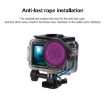 DJI Osmo Action 5 Pro/4/3 Purple Diving Lens Filter Housing - 6