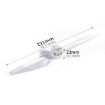 DJI Air 3 STARTRC LED Flash Lamp Propellers (Low Noise, Transparent) - 5
