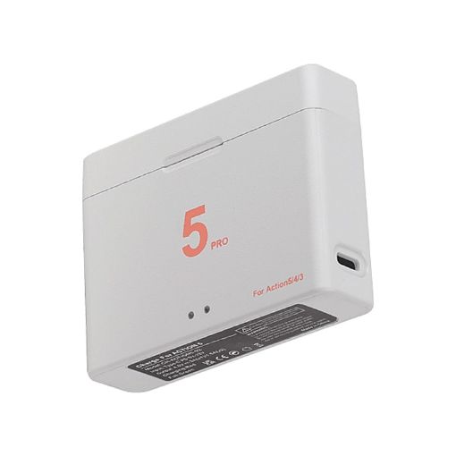 DJI Osmo Action 5/4/3 Battery Charger Box Dual-Slot (White) - 1