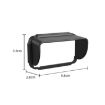 DJI Osmo Pocket 3 BRDRC Sunshade Hood Screen Shade Black - 2