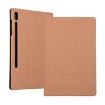 Gold Flip Leather Case for Galaxy Tab S6 T860 with Holder - 1