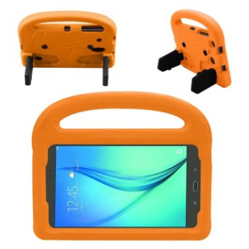 Orange Shockproof EVA Bumper Case w/ Handle for Galaxy 8 inch - 1