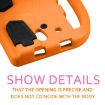 Orange Shockproof EVA Bumper Case w/ Handle for Galaxy 8 inch - 5