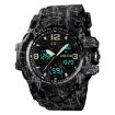 SKMEI 1155B Men's Waterproof Sports Watch, Grey Black - 1