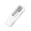Fitbit Inspire 2 White Silicone Clip Case Cover - Steel Sheet - 2