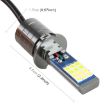 H3 2 PCS DC12-24V Car Fog Lights, White & Lime, 24LEDs SMD-3030 - 3