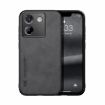 Xiaomi Poco M7 Pro 5G Magnetic Leather Phone Case (Dark Grey) - 1