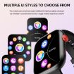 LC88 2" Square Screen Smart Watch, Health Monitoring, BT Call (Black) - 6