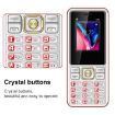 D63 Elder Keypad Phone, 1.77", 3600mAh, SOS, UK Plug (Red) - 3