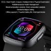 ET593 Black Smart Watch, 1.75" IPS Screen, ECG/Blood Sugar Monitor - 4