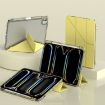 iPad Pro 13 2024 Y-Shape Deformation Leather Case (Yellow) - 1