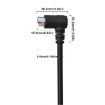 0.5m Mini DIN 5 Pin A/V Cable, Male to Female Elbow - 4