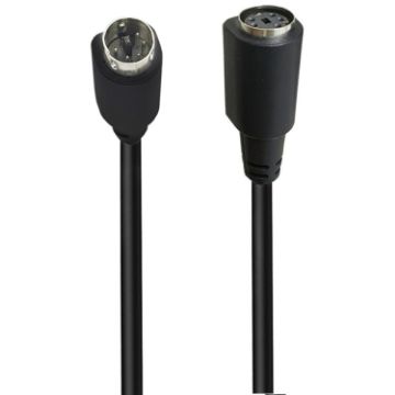 0.5m Mini DIN 5 Pin Audio/Video Cable (Male to Female Straight) - 1