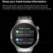 MT200 1.43" AMOLED Smartwatch, ECG, IP67, Steel Band (Silver) - 5