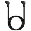 Mini DIN 7 Pin S-Video Cable, 3m Elbow to Elbow Audio/Video - 2