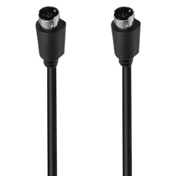 3m Mini DIN 7 Pin S-Video Audio/Video Cable (Straight to Straight) - 1