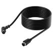 1.8m Mini DIN 7 Pin S-Video, Straight to Elbow Audio/Video Cable - 4