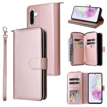 Samsung Galaxy A17 5G Leather Wallet Case with 9 Card Slots - 1